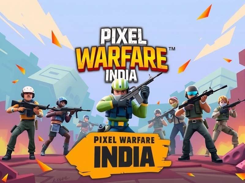 Pixel Warfare India Game Banner
